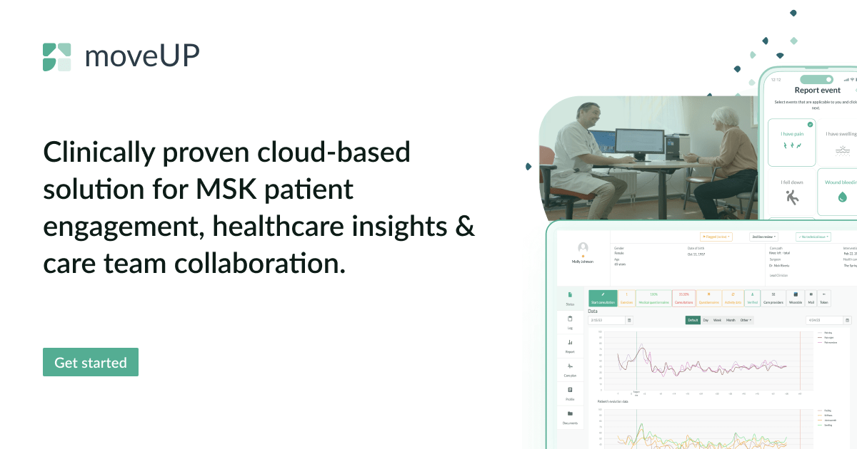Clinically proven solution for MSK patient engagement.